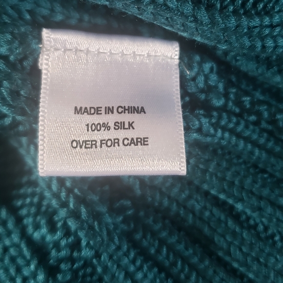 Teal Adrienne Vittadini sweater M - Picture 5 of 5
